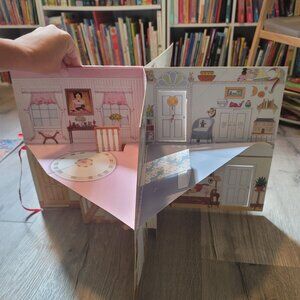 my very own playhouse hard back dollhouse interactive book turns into dollhouse